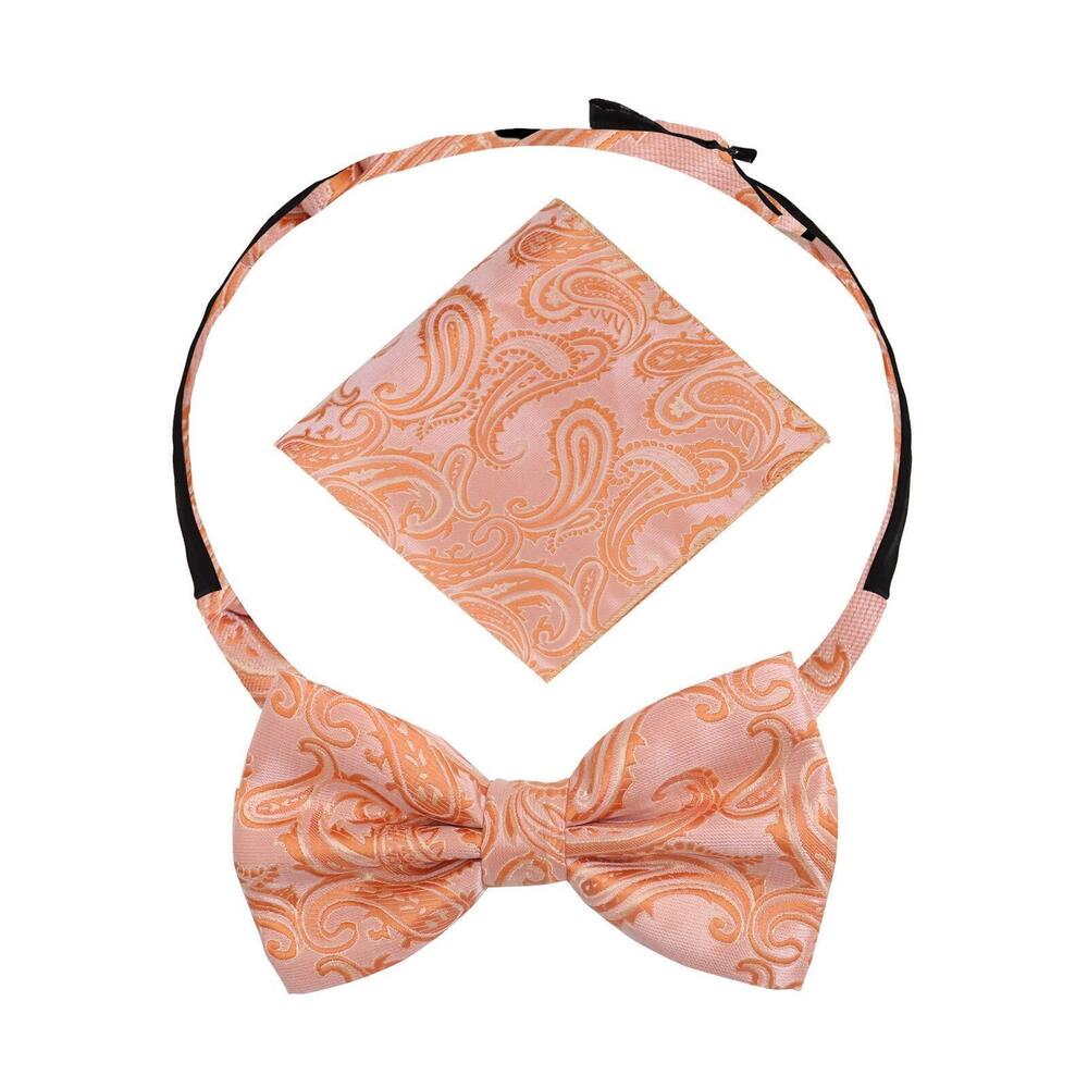 2812 Bow Tie Poly 25.6"-Neck-Size Clip-On Adjustable Pretied Bow Tie